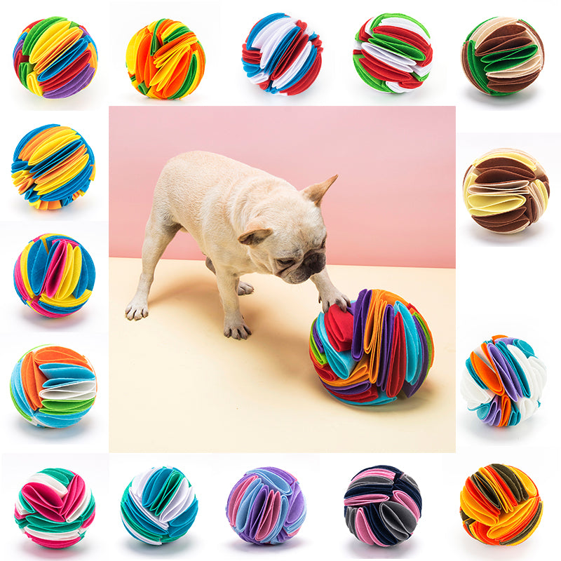 Foldable Snuffle Ball - Feeding and Intelligence Toy