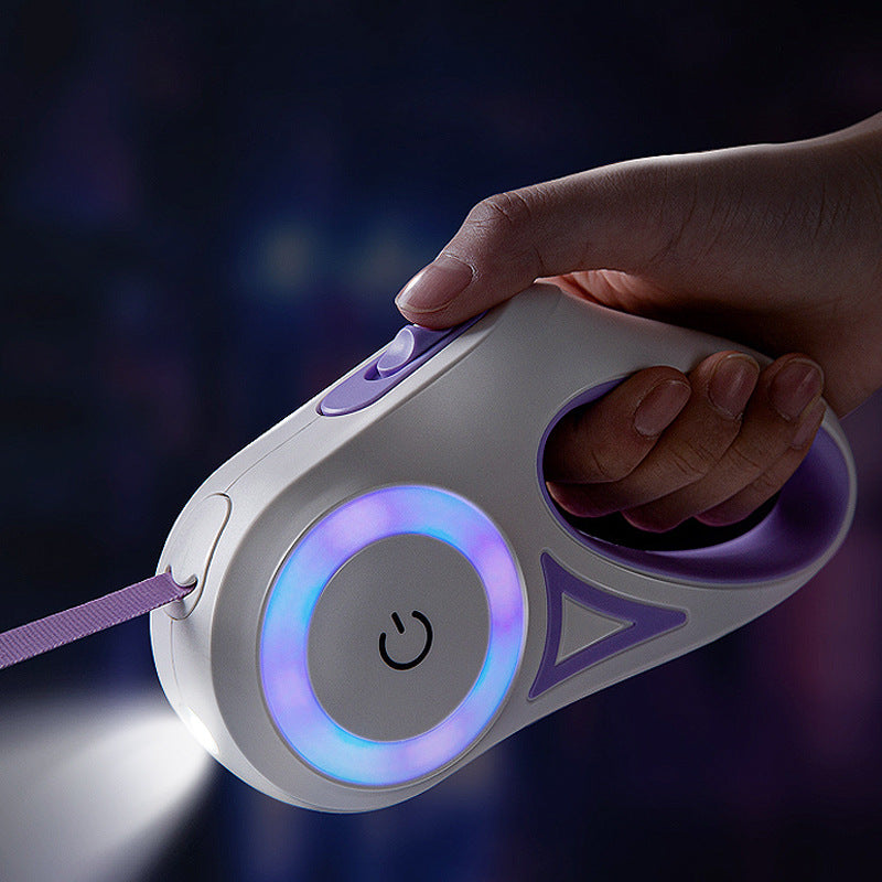 Retractable dog leash