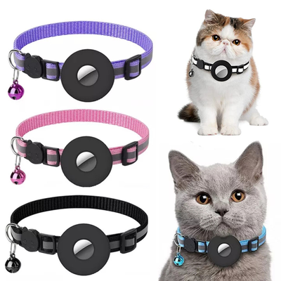 Reflective and Waterproof Collar with Airtag Slot