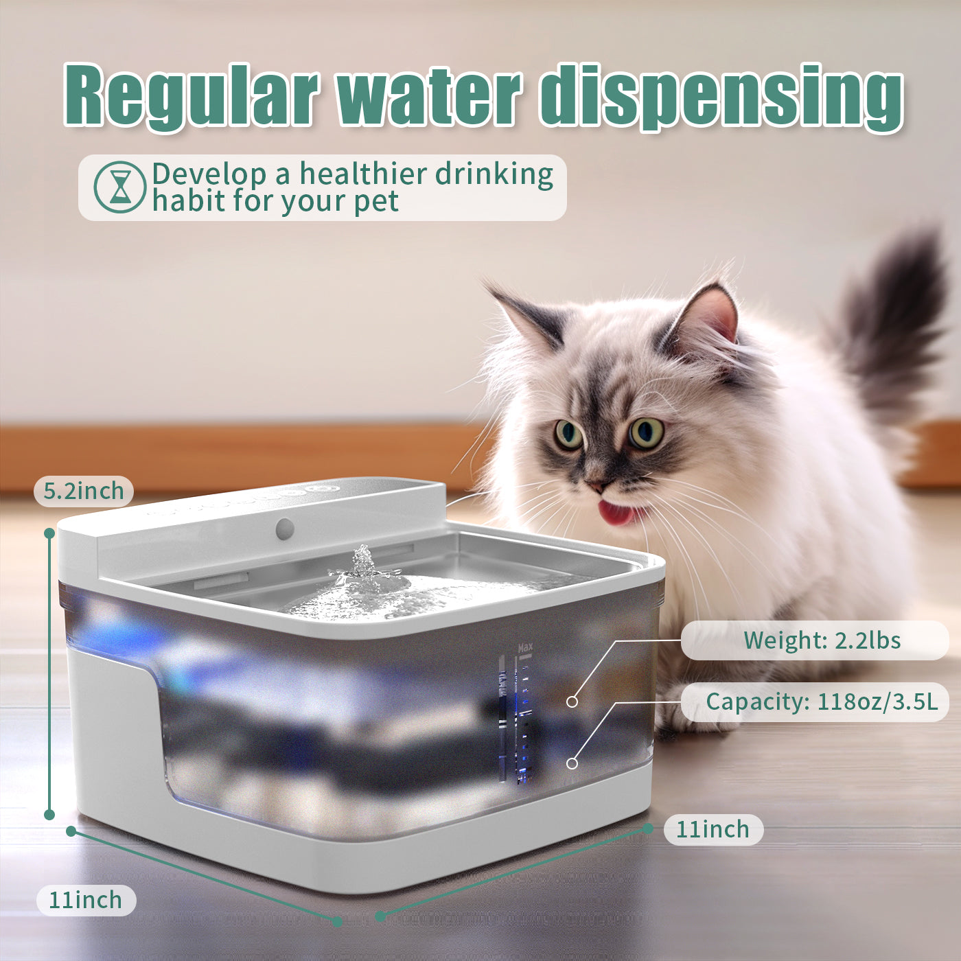 Fits the MellowStream Pet Fountain — the filter's home