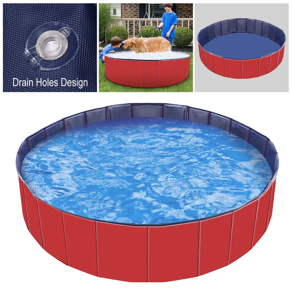 MellowPaw foldable pet pool for summer cool-off — view 6