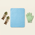MellowPaw Cat Comfort Kit — catnip chews, cooling mat and grooming glove