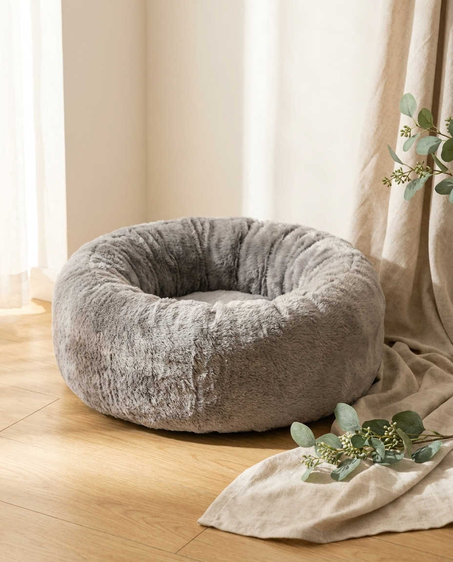 MellowPaw Calming Cat Donut Bed
